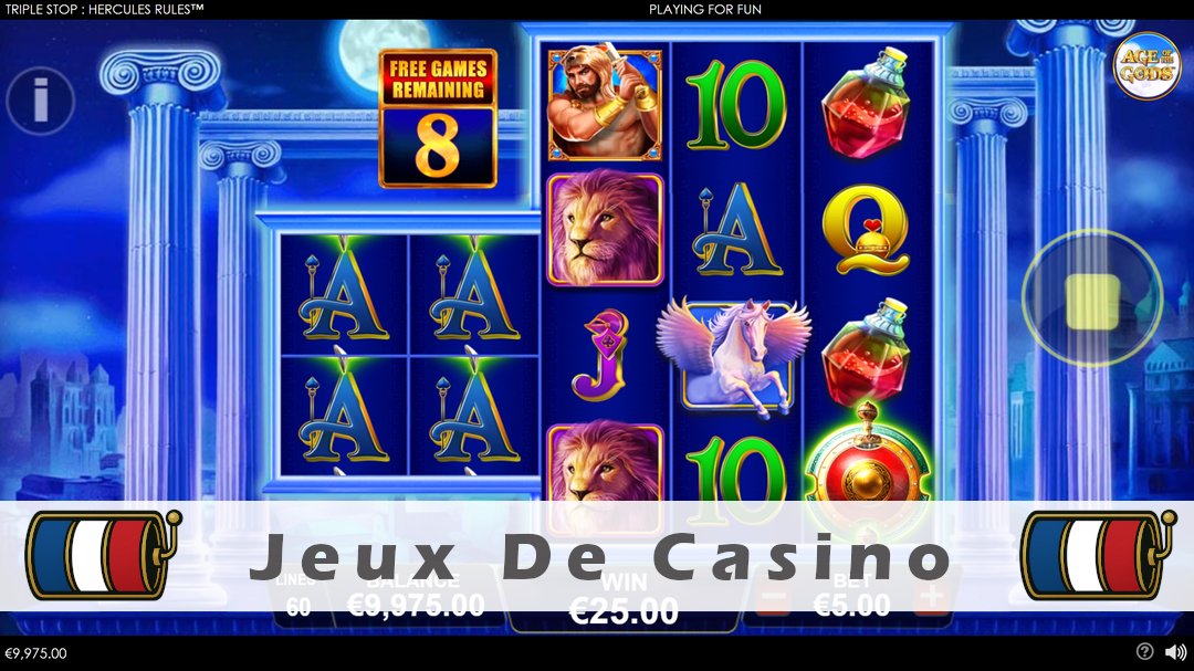 Démo de la machine à sous Triple Stop Hercules Rules