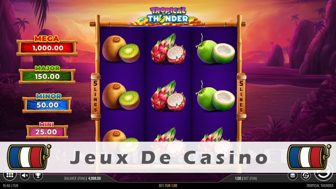 Démo de la machine à sous Tropical Thunder Slot