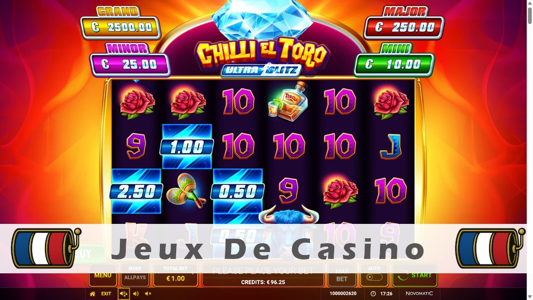 Démo de la machine à sous Ultra Blitz - Chilli El Toro