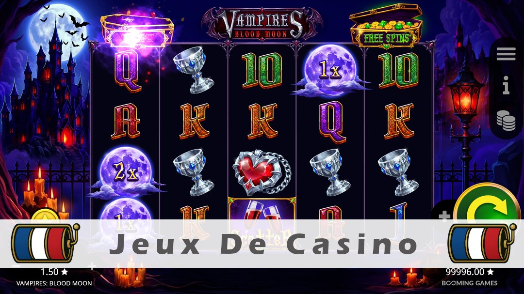 Démo de la machine à sous Vampires Blood Moon