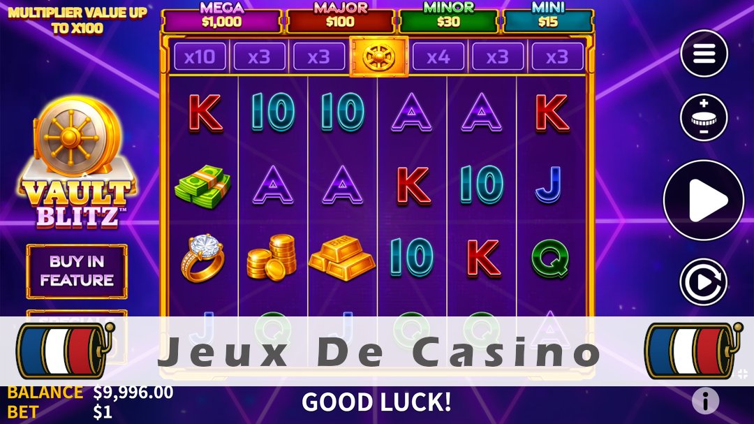 Démo de la machine à sous Vault Blitz