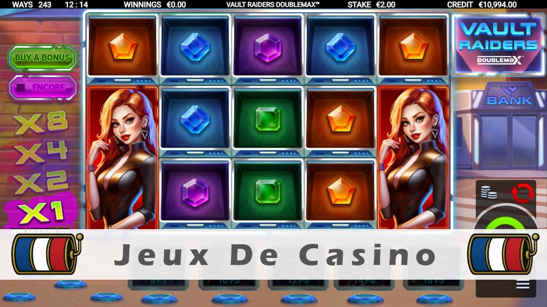 Démo de la machine à sous Vault Raiders DoubleMax