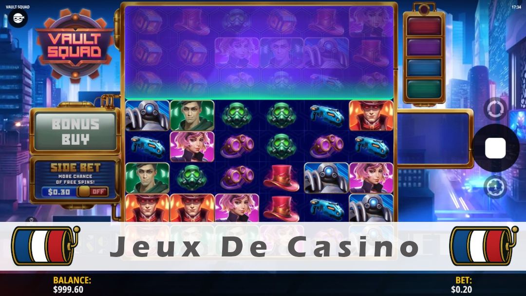 Démo de la machine à sous Vault Squad