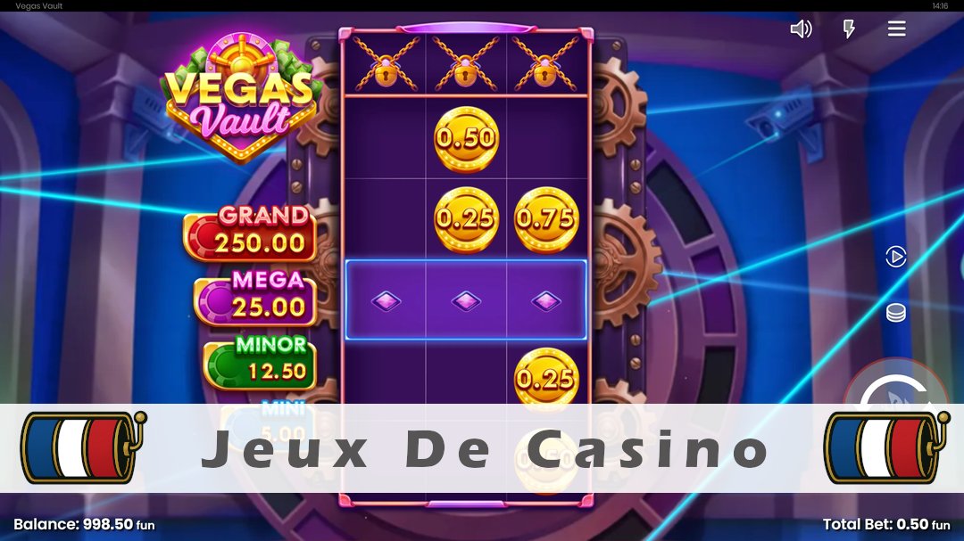 Démo de la machine à sous Vegas Vault