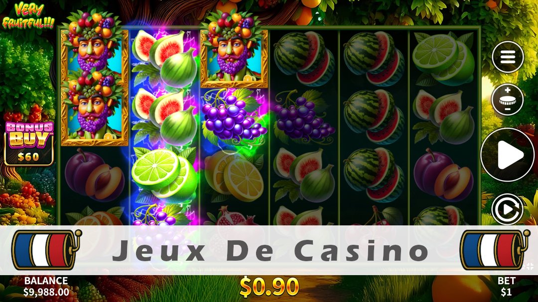 Démo de la machine à sous Very Fruitful!!!