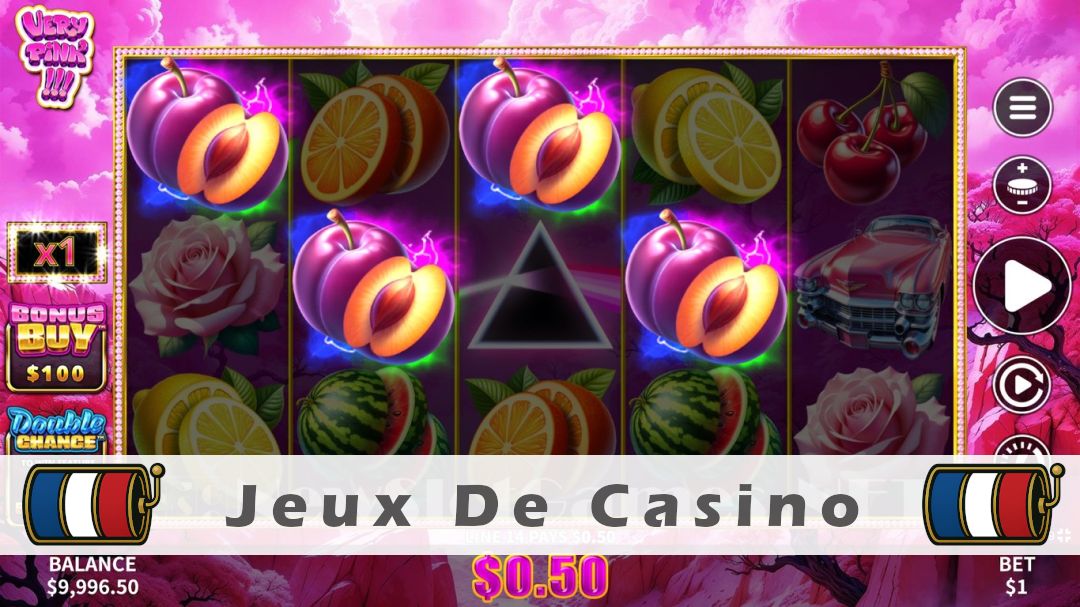 Démo de la machine à sous Very Pink