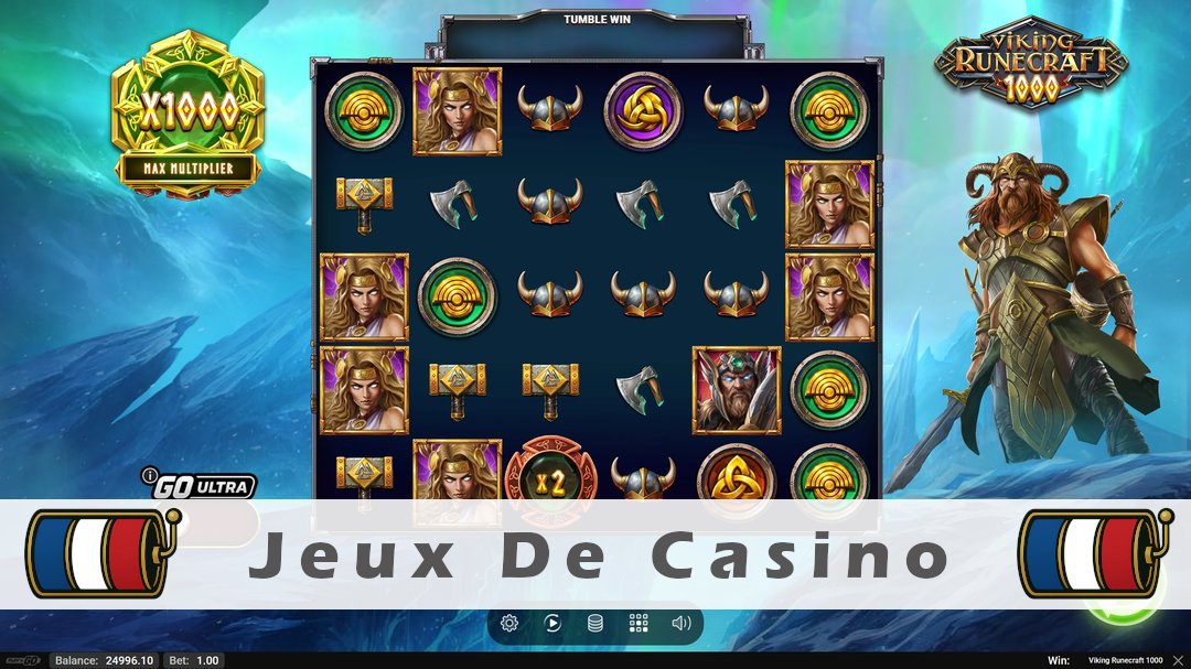 Démo de la machine à sous Viking Runecraft 1000