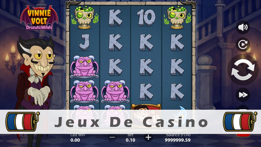 Démo de la machine à sous Vinnie Volt Dracula Wilds