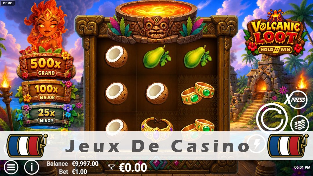 Démo de la machine à sous Volcanic Loot