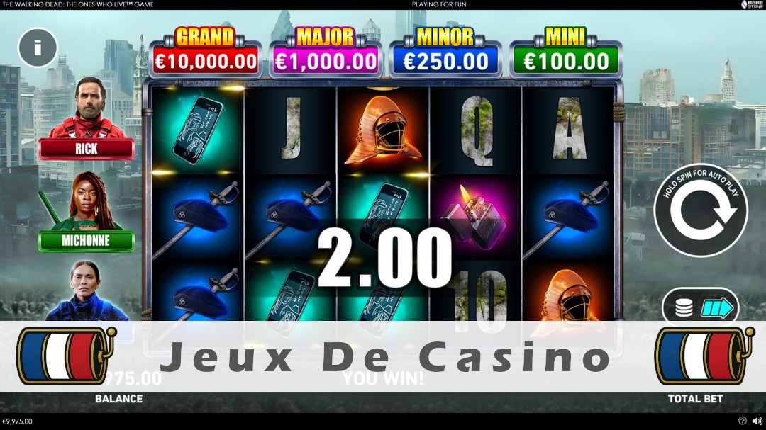 Démo de la machine à sous The Walking Dead The Ones Who Live