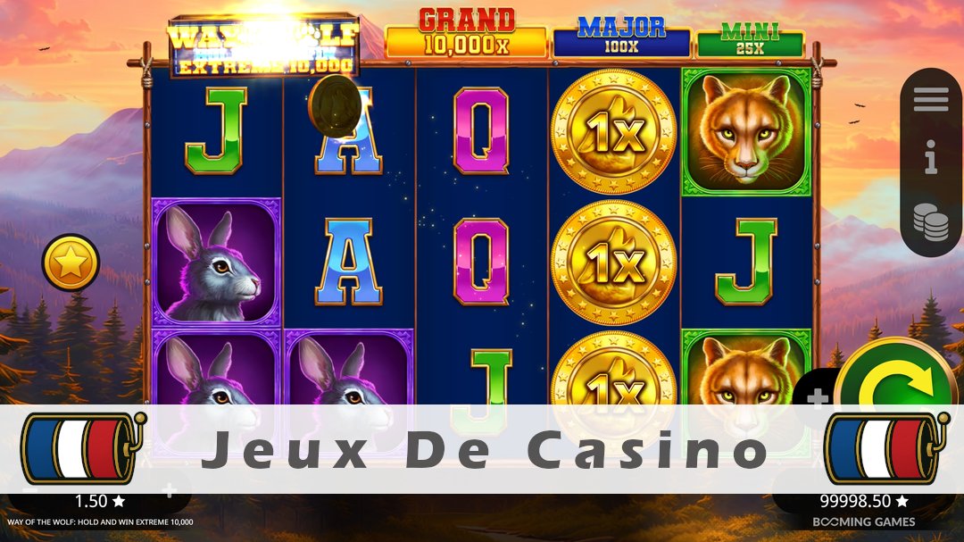 Démo de la machine à sous Way of the Wolf Hold and Win Extreme 10000