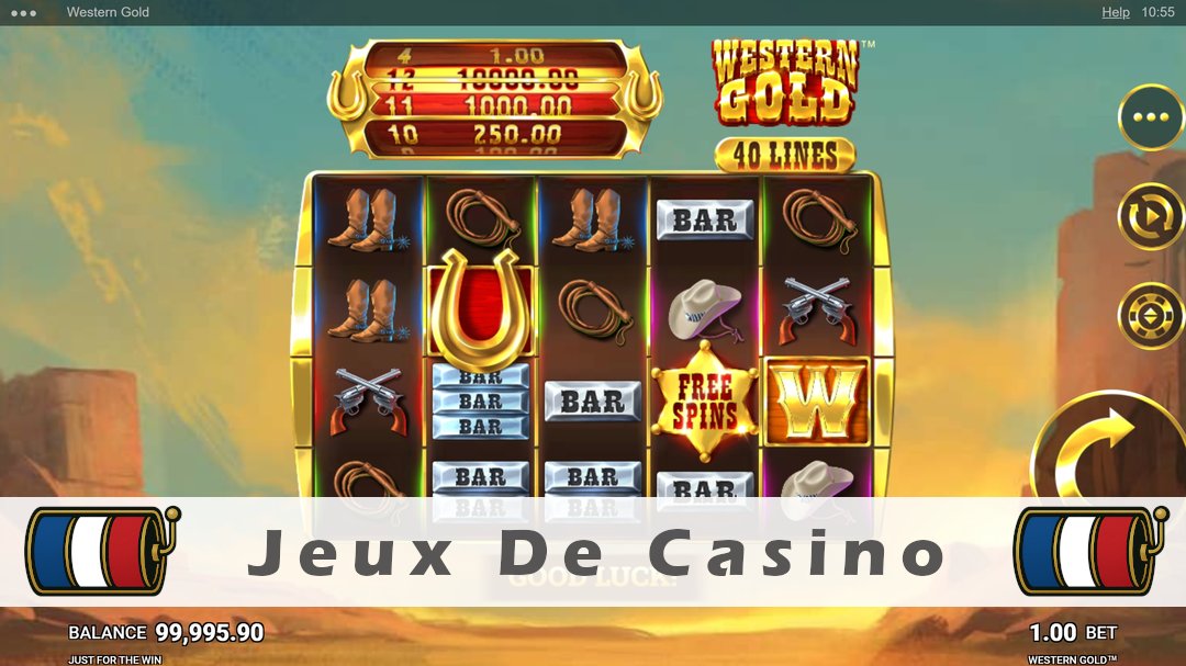 Démo de la machine à sous Western Gold 3