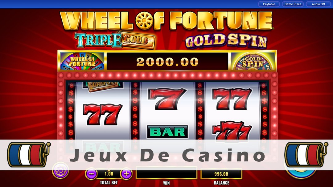 Démo de la machine à sous Wheel of Fortune Gold Spin Deluxe Triple Stars