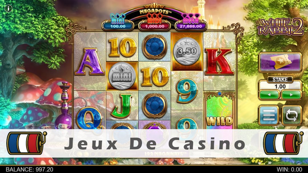 Démo de la machine à sous White Rabbit 2