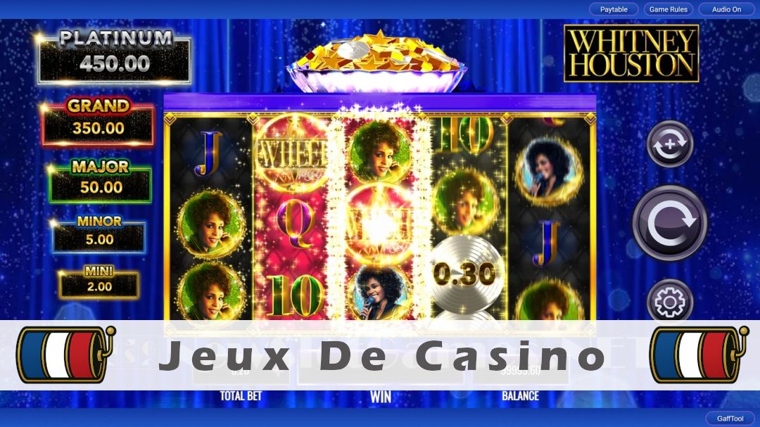 Démo de la machine à sous Whitney Houston