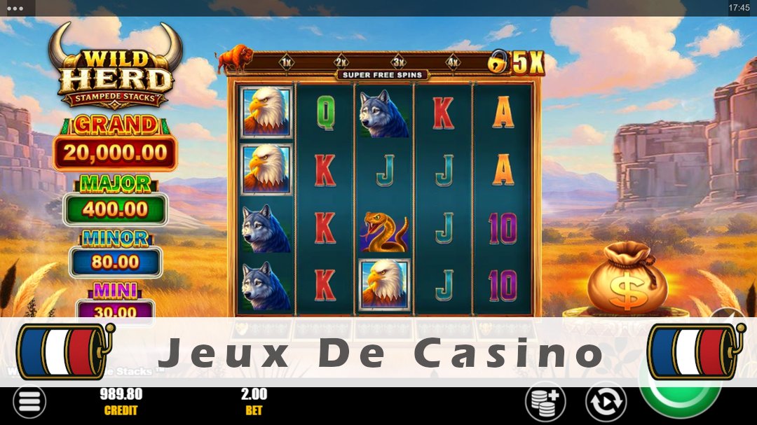Démo de la machine à sous Wild Herd Stampede Stacks
