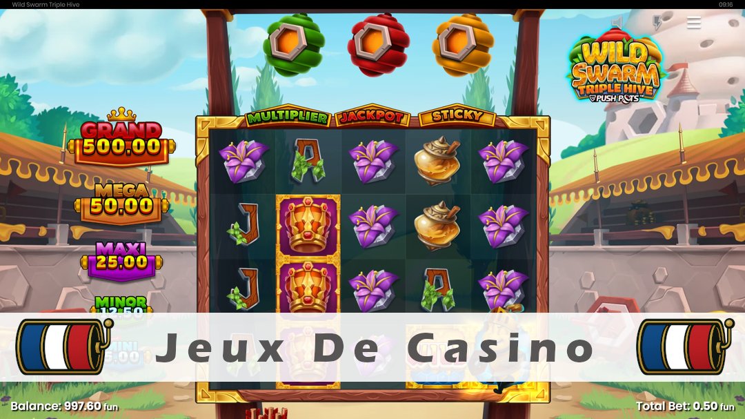 Démo de la machine à sous Wild Swarm Triple Hive