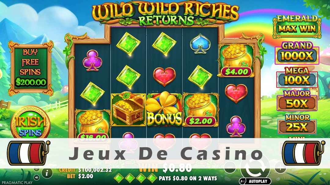 Démo de la machine à sous Wild Wild Riches Returns