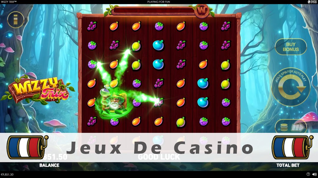 Démo de la machine à sous Wizzy Trix