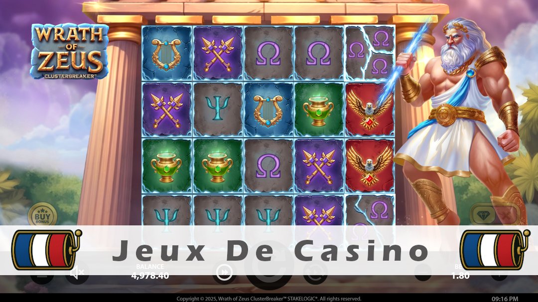 Démo de la machine à sous Wrath of Zeus