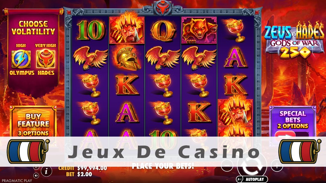 Démo de la machine à sous Zeus vs Hades - Gods of War 250
