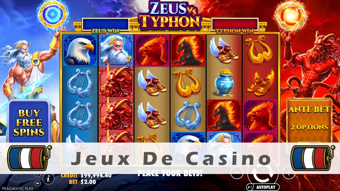 Démo de la machine à sous Zeus vs Typhon