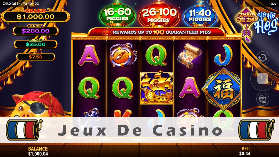 Démo de la machine à sous Zhao Cai Zhu Yo Ho Hog