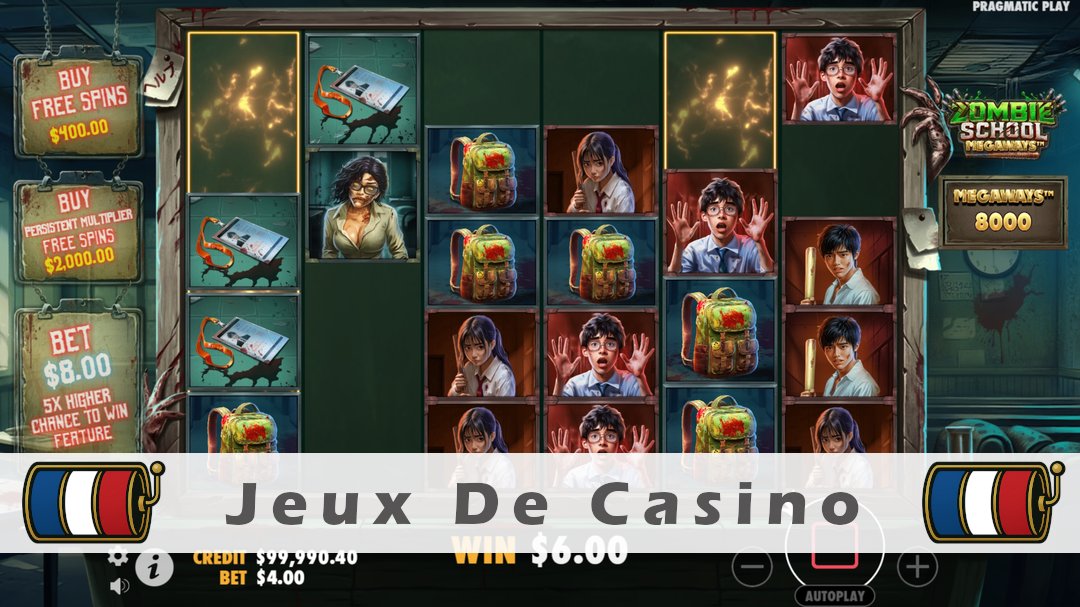 Démo de la machine à sous Zombie School Megaways